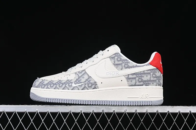 All Categories Nk Air Force 1 Air Force Series Nk Air Force 1 Low Air Force Low Nk Air Force 1'07 Low Dior Joint-Gray Pattern Air Force One Low-top Casual Sneakers DF0188-021